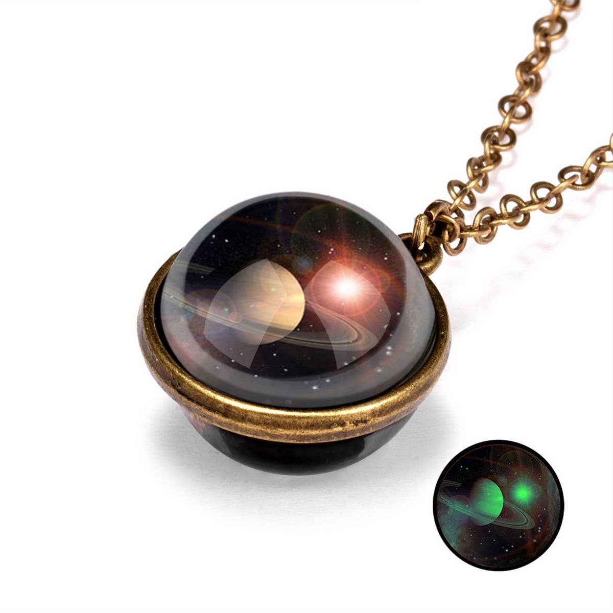 Cwaje2502_Luminous Double-Sided Universe Starry Sky Necklace
