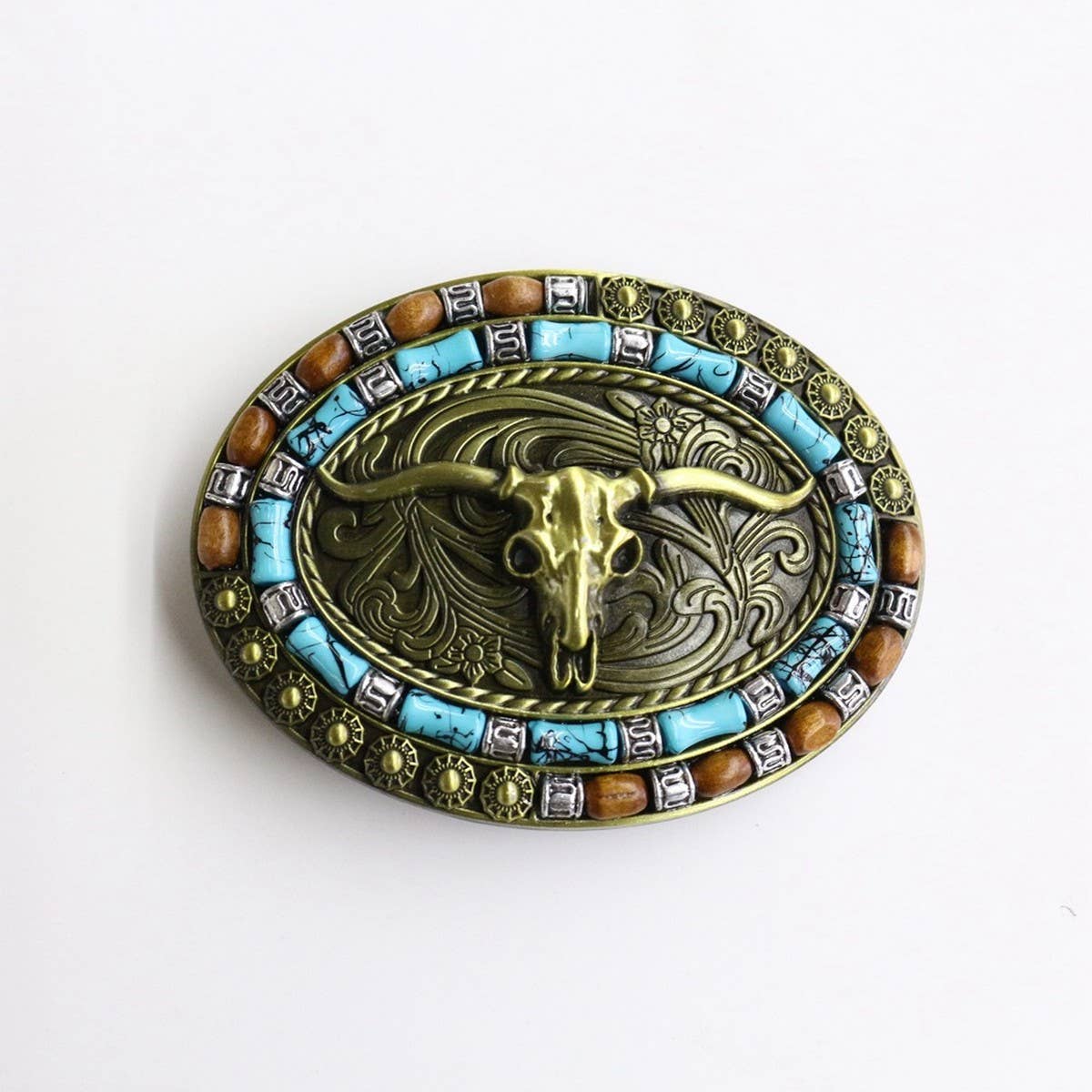 Western Retro Belt Buckle For Men_Cwabe0429