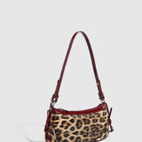 LEOPARD WOVEN UNDERARM SHOULDER BAG FOR WOMEN_CWAB5684