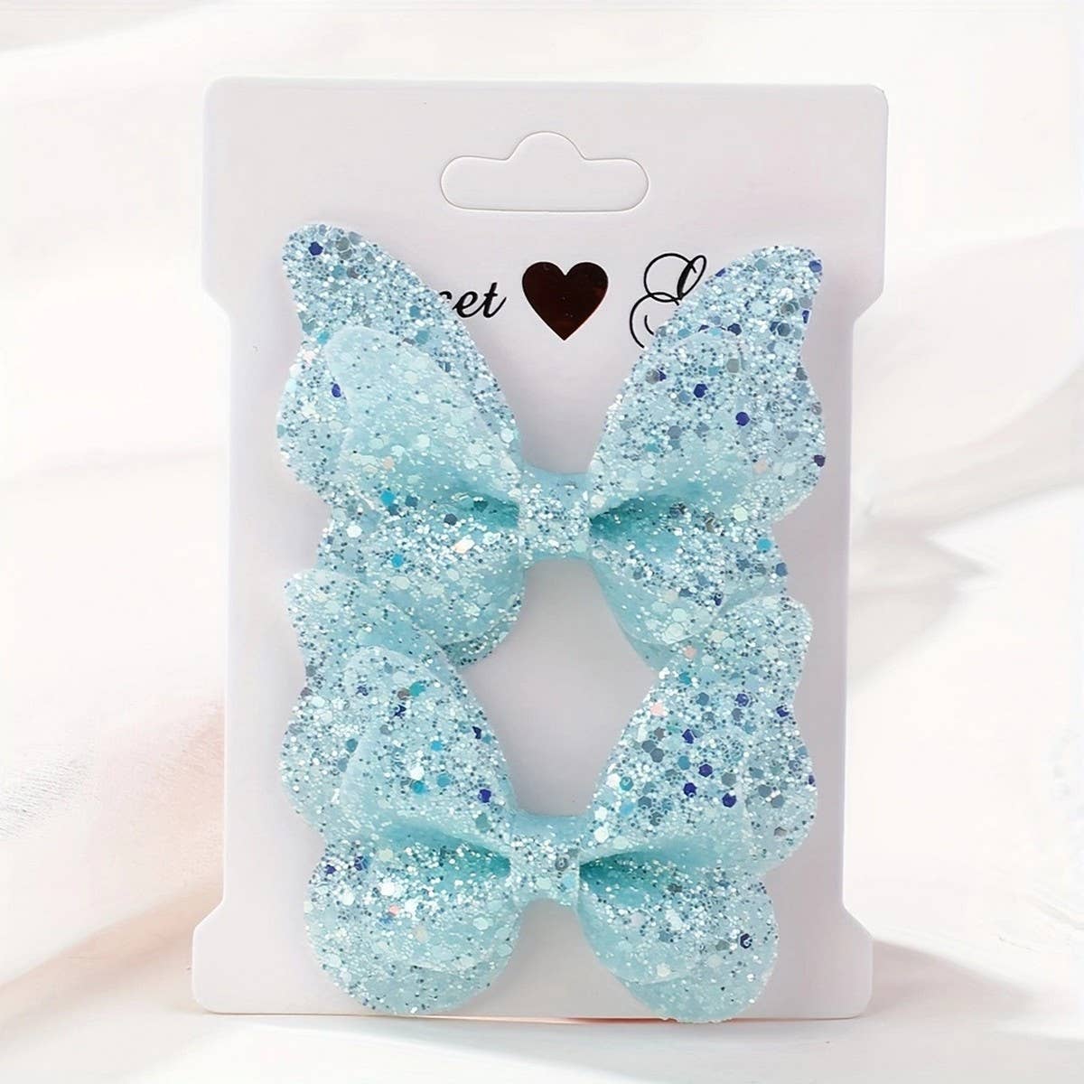 3D GRADIENT GLITTER BOW BABY HAIR CLIP_CWAHA6755