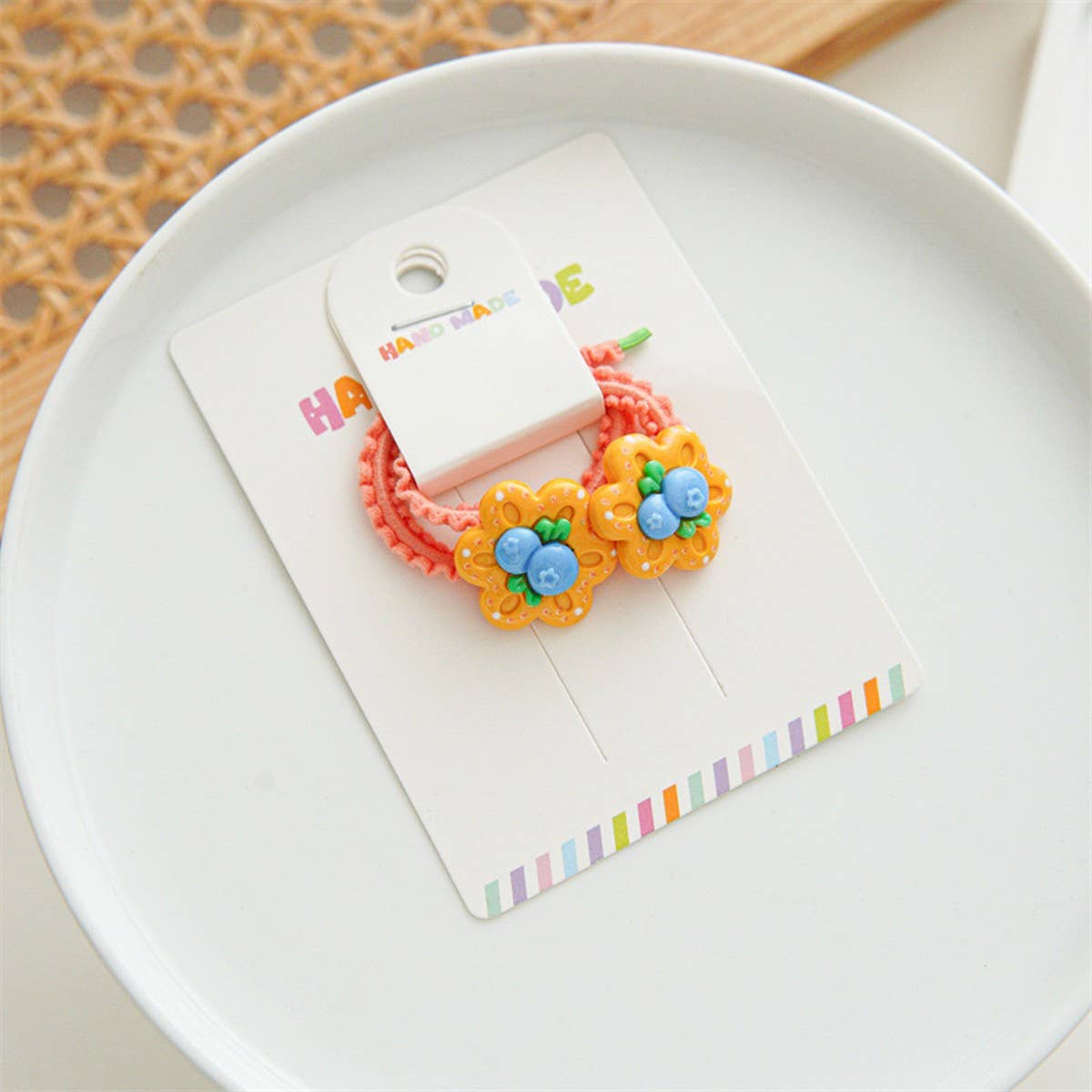 CANDY COLOR CUTE BOW CHILDRENS HAIR TIES_CWAHA1118