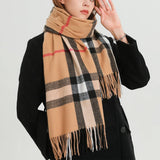 CLASSIC TARTAN WARM SCARF FOR FALL AND WINTER_CWASC2742