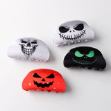 Cwaha1617_Halloween Pumpkin Skull Hair Claw