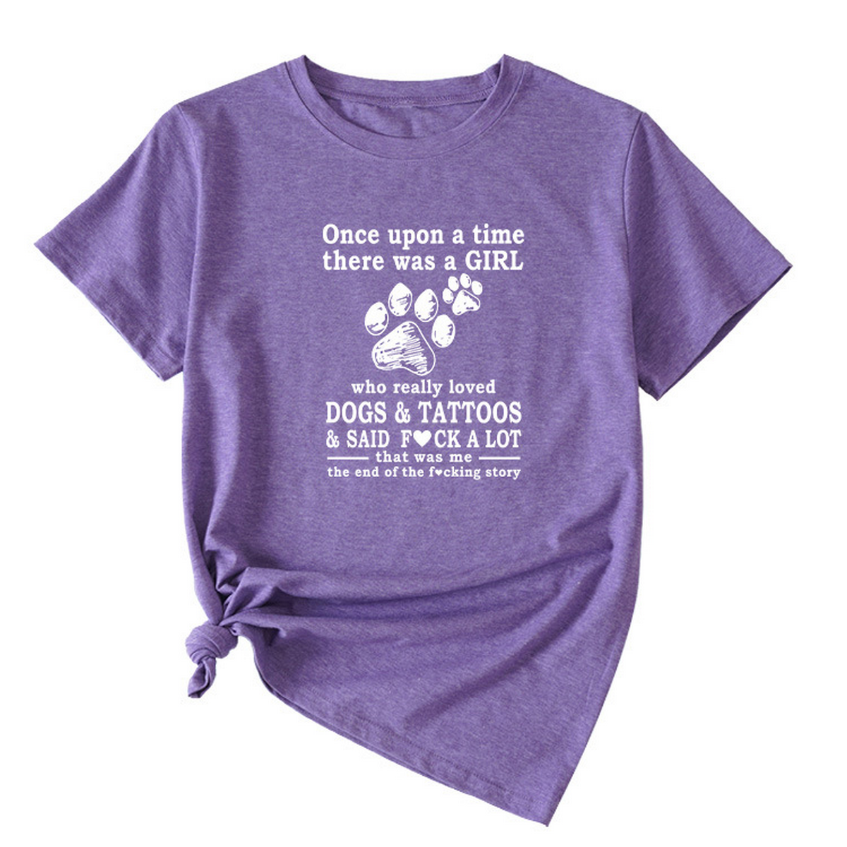 Womens Casual Tee Letter Graphic Print