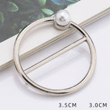 METAL HEM WITH PEARLS AND DIAMONDS SCARF RING_CWMM2152