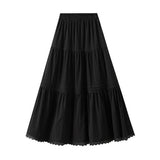 SWEET MIDI SKIRT WITH LACE TRIM_CWBMS0292