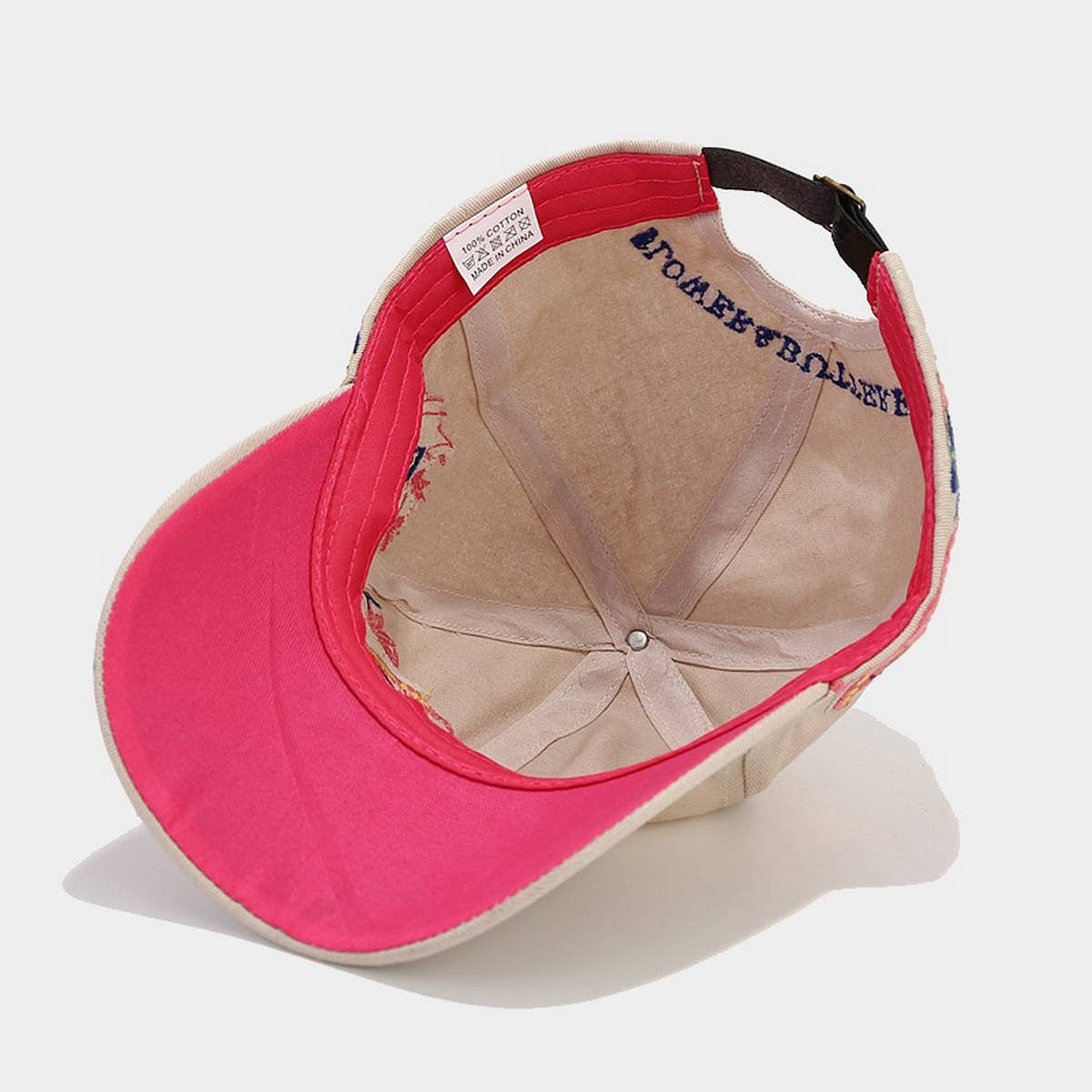 BUTTERFLY EMBROIDERY BASEBALL CAP WOMEN S SUN HAT CWAH1648