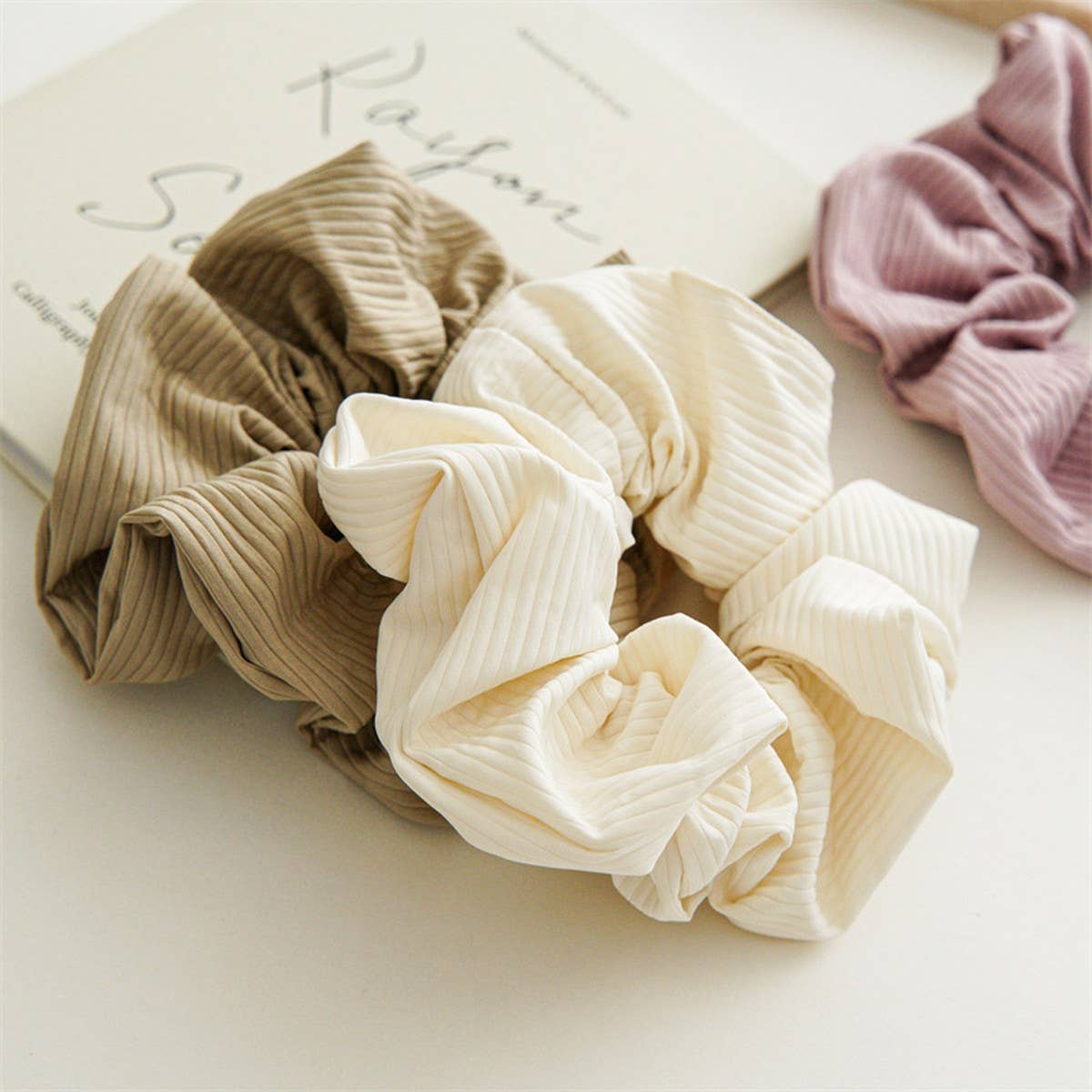 ELEGANT FRENCH HIGH ELASTIC HAIRBAND_CWAHA2426