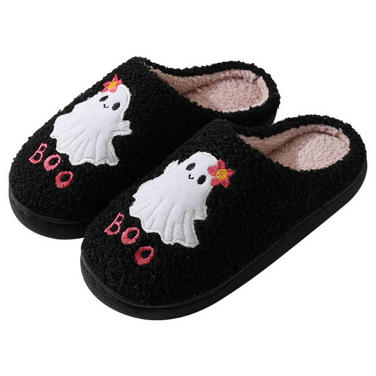 HALLOWEEN CUTE GHOST STYLE WARM COTTON SLIPPERS_CWMM3067