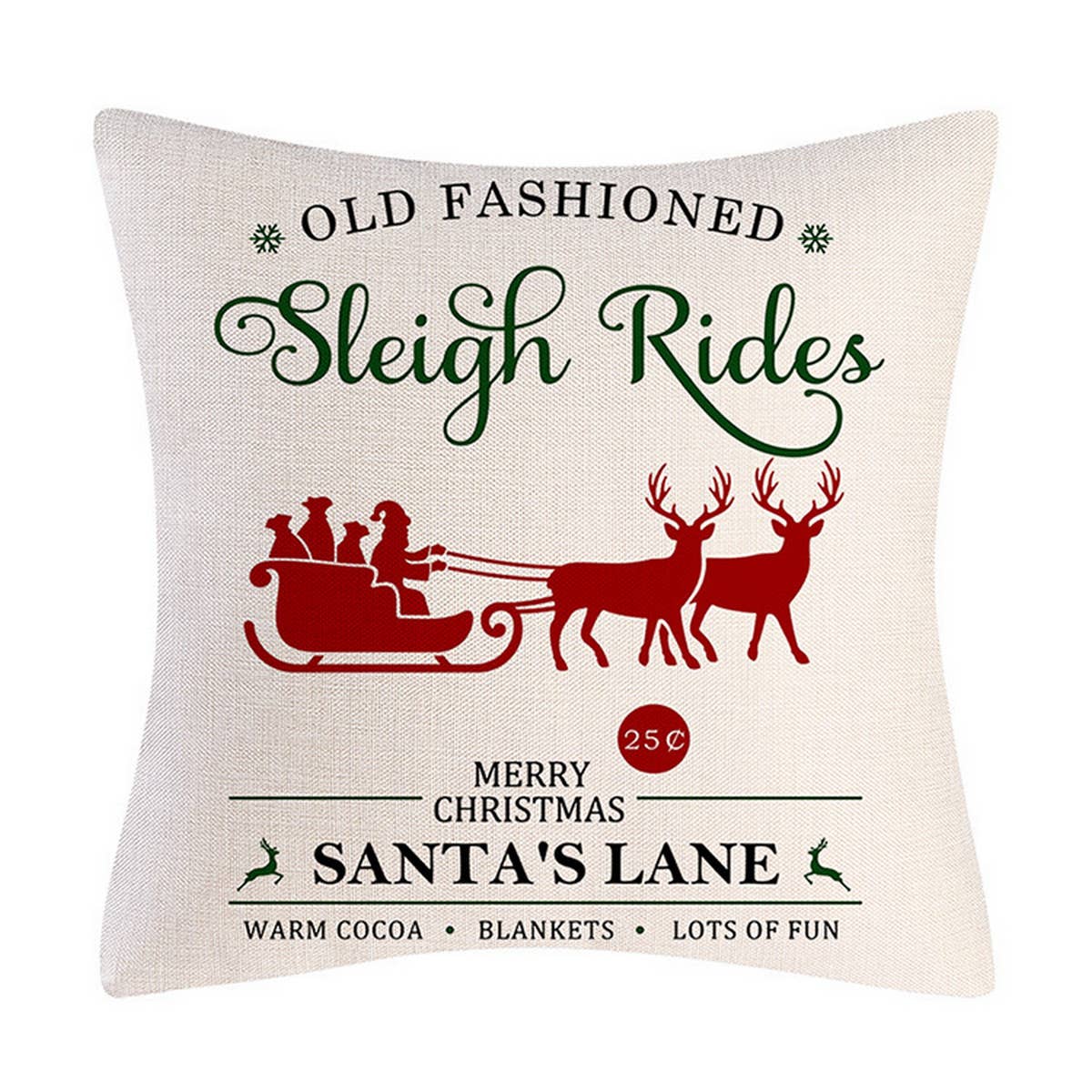 2024 NEW LETTER PRINT WINTER CHRISTMAS PILLOWCASE_CWMM1400