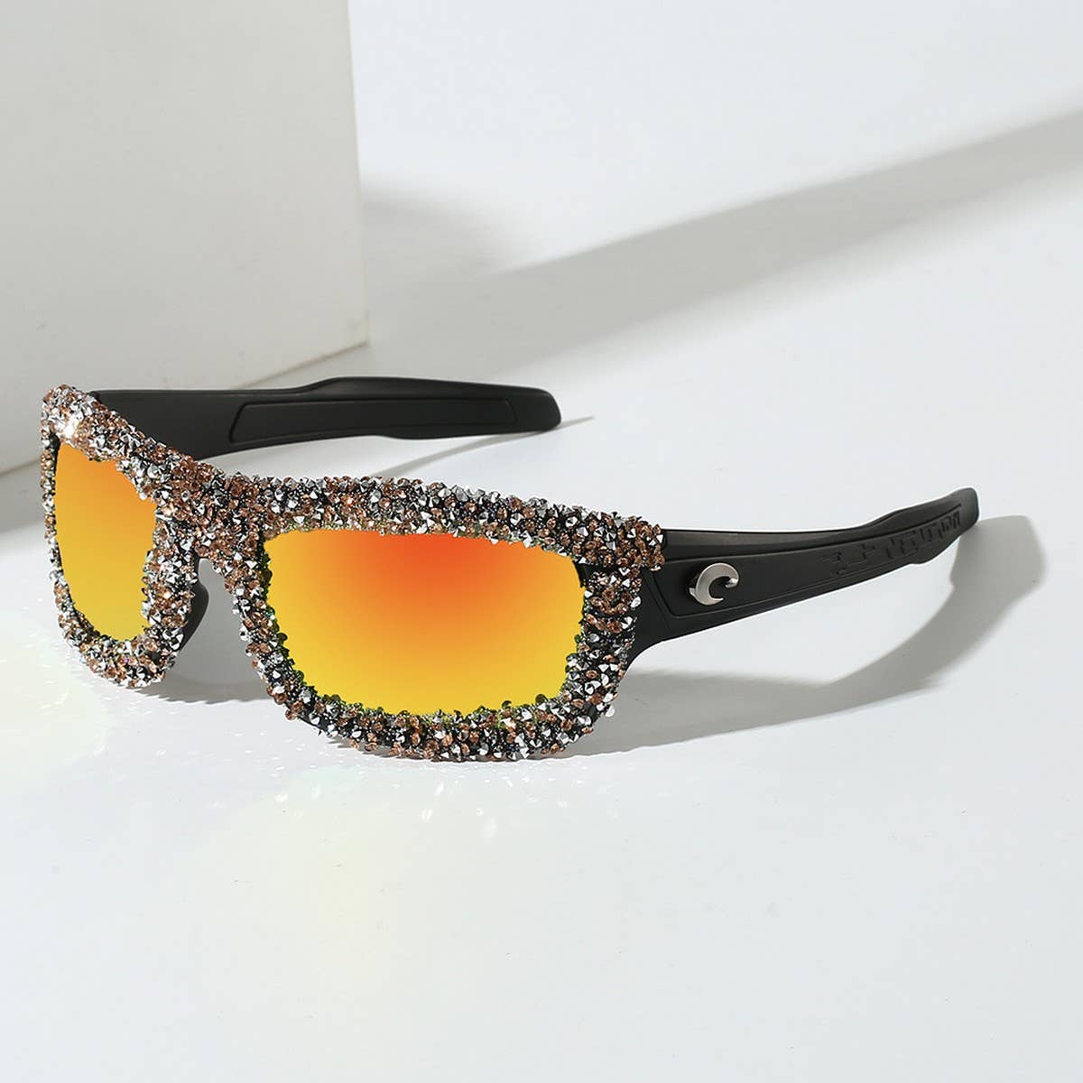SPORTS CYCLING PERSONALIZED RHINESTONE SUNGLASSES_CWASG0839