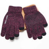 NON SLIP STUDENT KNITTED WOOL TOUCH SCREEN GLOVES_CWAG0193