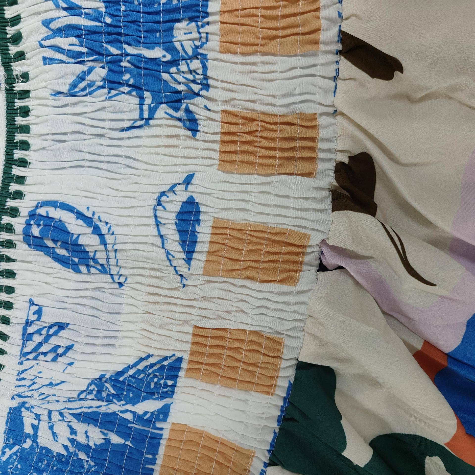 Strapless Skirt Print Graffiti Halter Sexy Dress