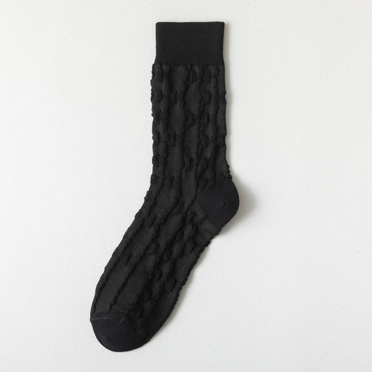 Women Simple Thin And Comfortable Twist Socks_Cwms0467