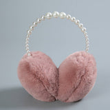 FASHIONABLE WARM PEARL EARMUFFS_CWMM1432