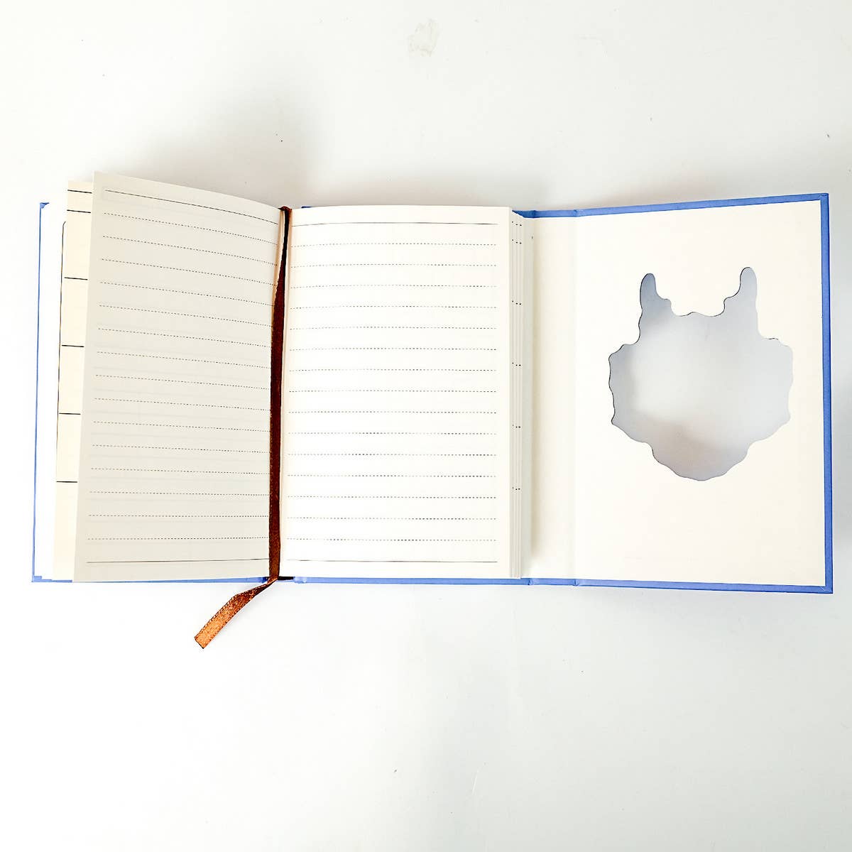 COLORFUL PORTABLE NOTEBOOK ON BLUE BACKGROUND_CWMM1860