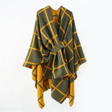 NEW FASHION SHAWL PLAID DUAL PURPOSE SIMPLE SHAWL_CWMM2086
