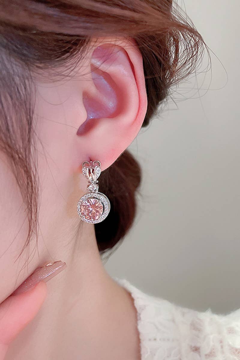 BEADS DECKED ROUND DANGLE EARRINGS_CWAJE0319