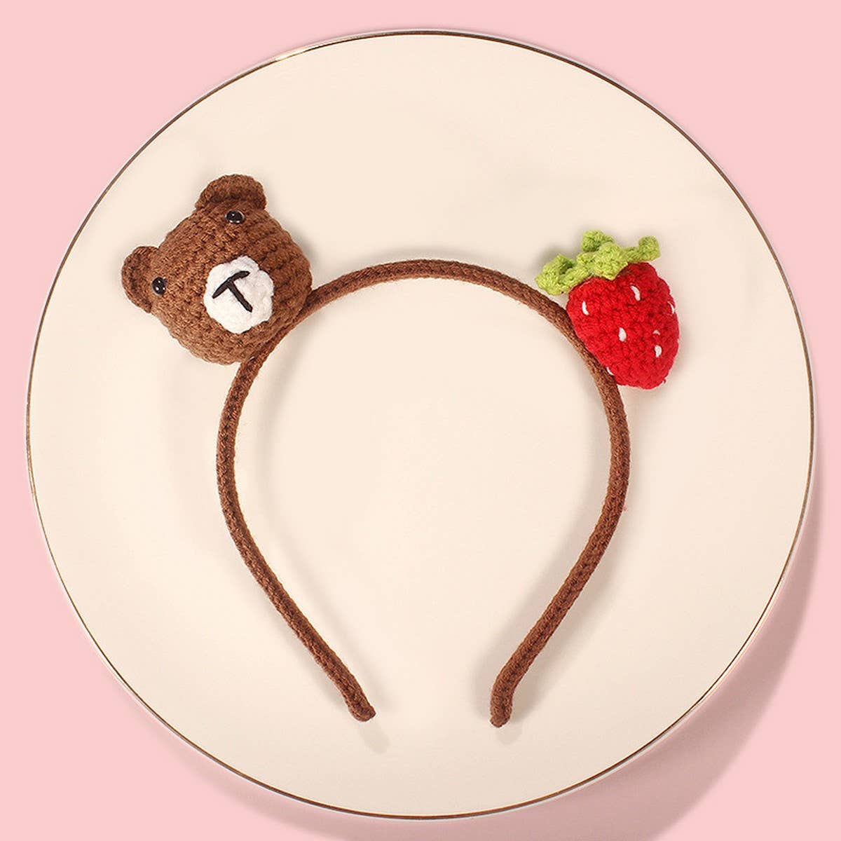 CUTE ANIMAL HAND KNITTED CHILDRENS HAIRBAND_CWAHA1321