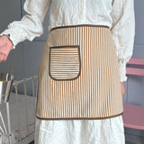Towel Fabric Small And Fresh Half-Body Apron_Cwmm5811