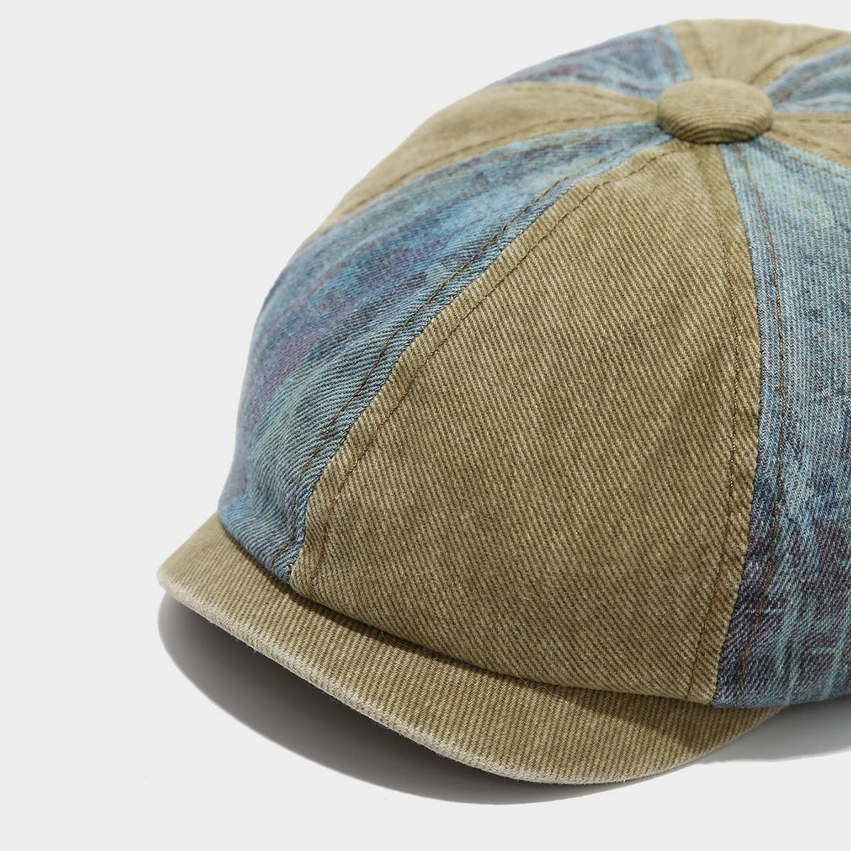 Vintage Washed Newsboy Cap For Men Women_Cwah04572