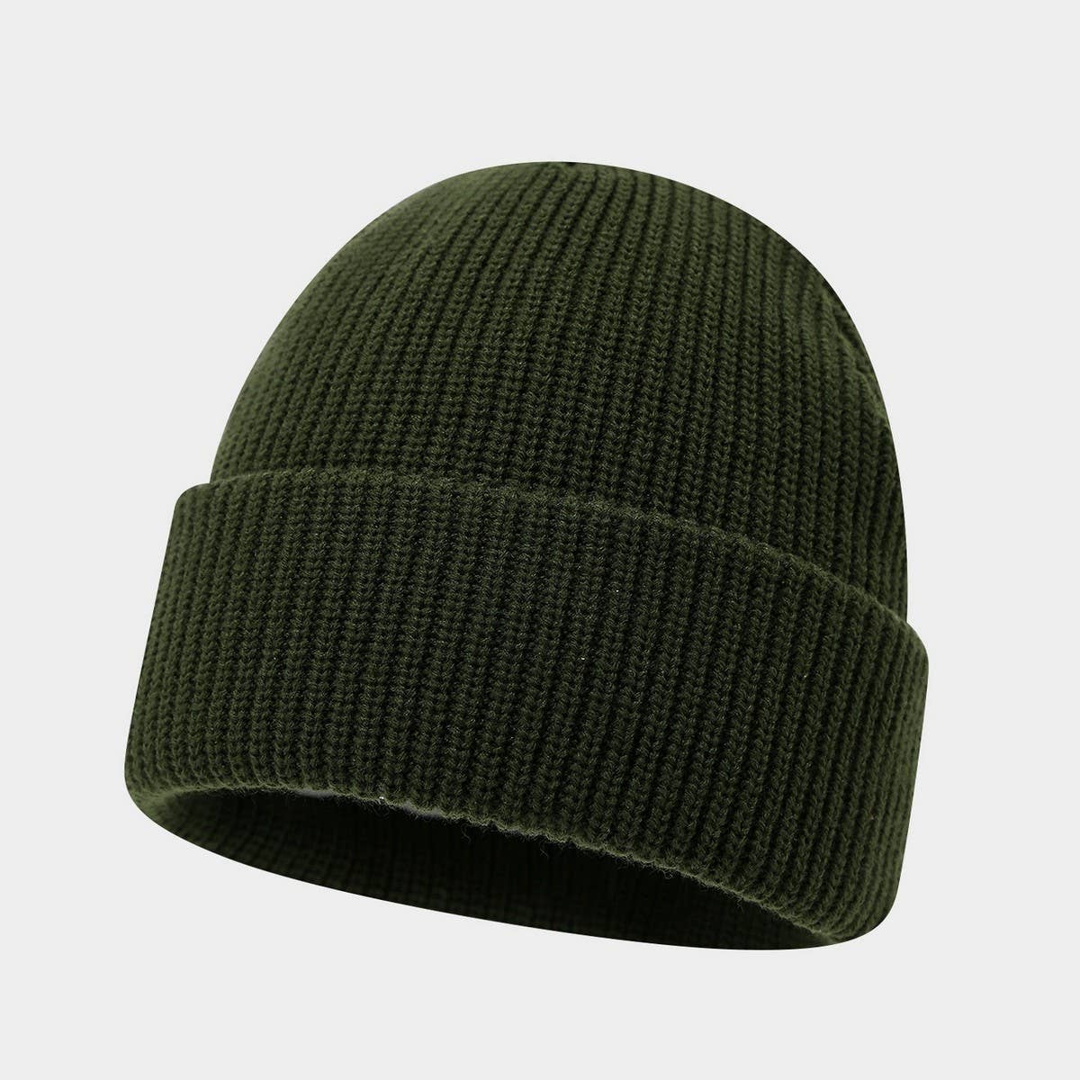 Vintage Knit Dome Skull Cap Warm Short Beanie Hat_Cwah04690