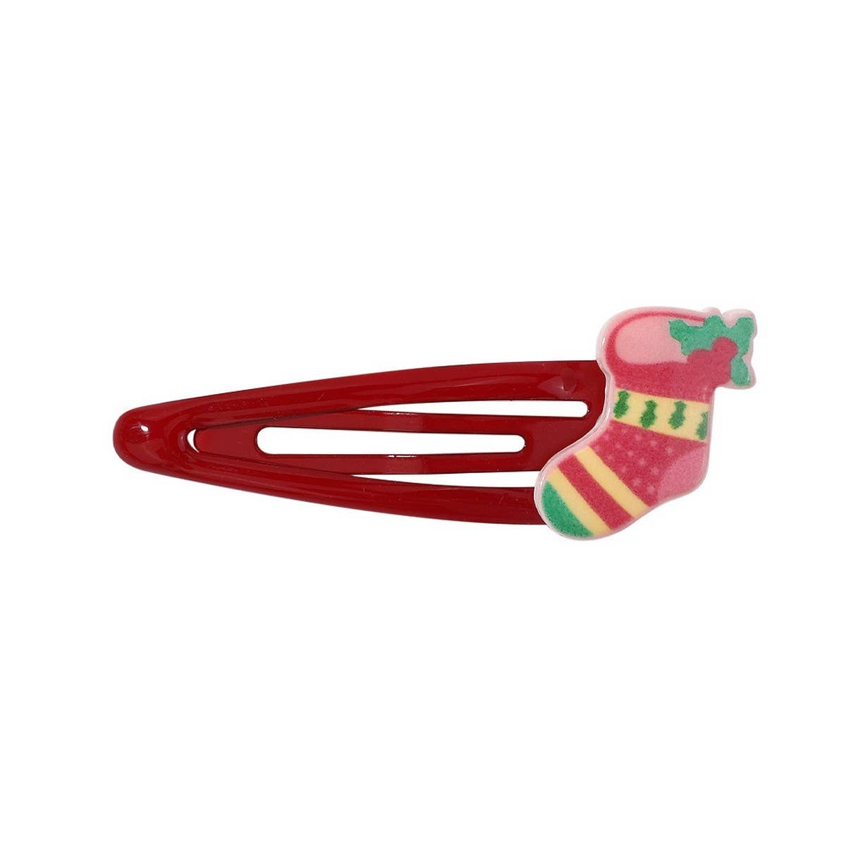 Christmas Candy Stocking Cartoon Drop Hair Clip