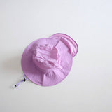CHILDRENS CANDY COLOR THIN SHAWL BUCKET HAT_CWAH2862