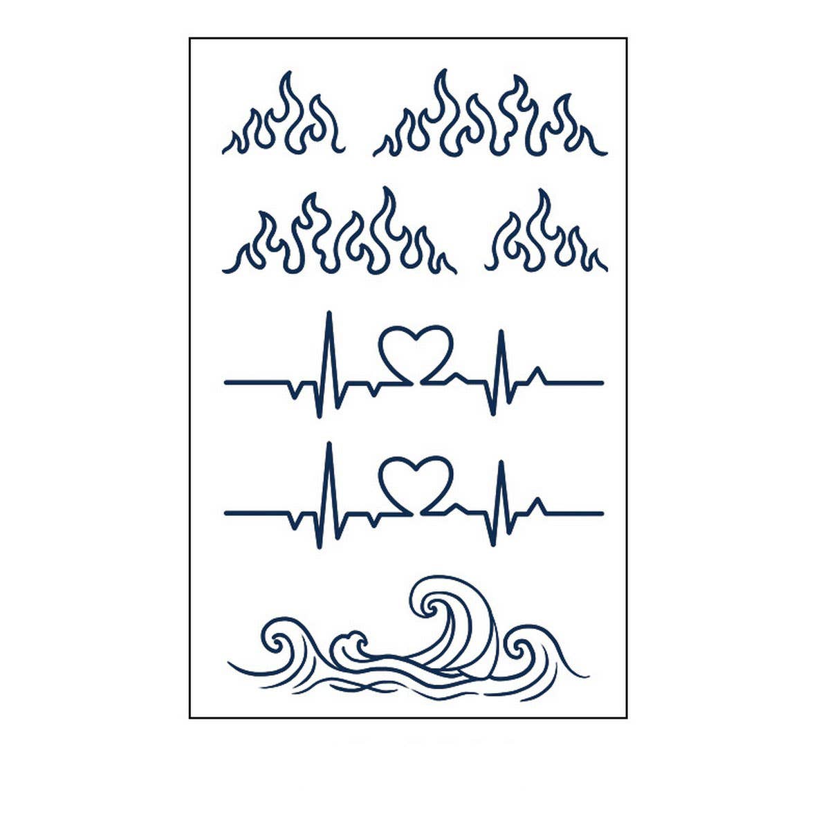 HERBAL JUICE FINGER TATTOOS CUTE MINIMAL STYLE_CWMM8266