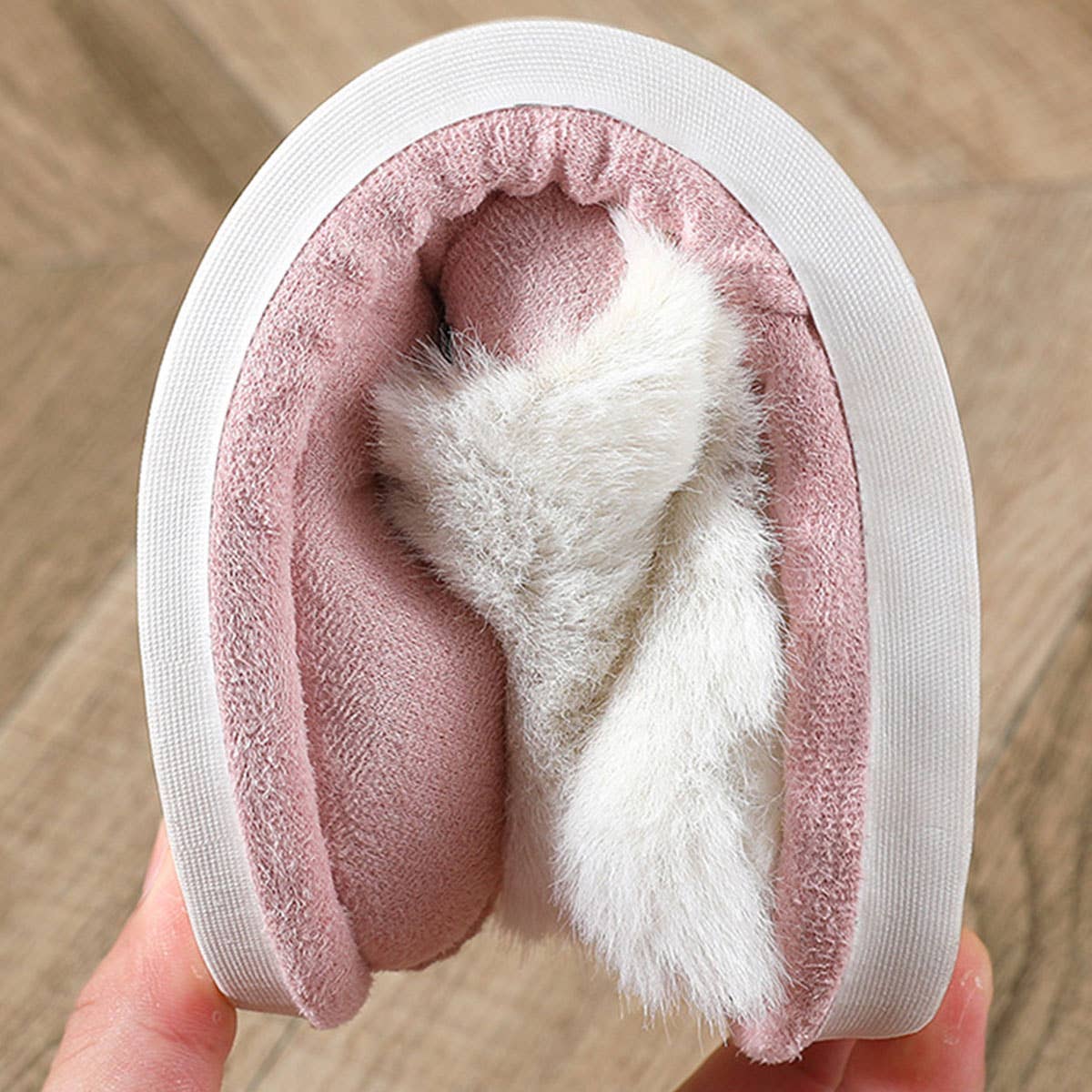 FAUX SUEDE FUZZY SLIPPERS WOMEN MEN_CWSHS0267