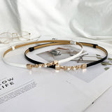 Women'S Simple Waist Slim Belt_Cwabe0653