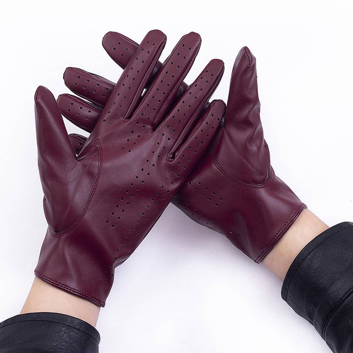 Warm And Fashionable Pu Gloves_Cwag0080