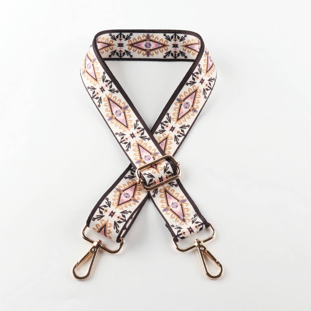 RETRO MULTI COLOR ADJUSTABLE BAG STRAP_CWMM1058