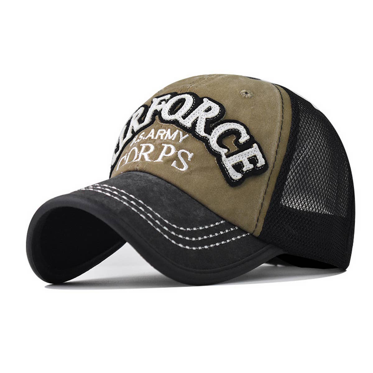 OUTDOOR SUN PROTECTION BREATHABLE TRUCKER HAT_CWAH1370