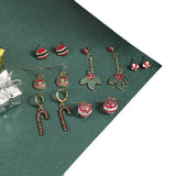 NEW FASHION CHRISTMAS ALLOY EARRINGS AND STUDS SET_CWMM2632