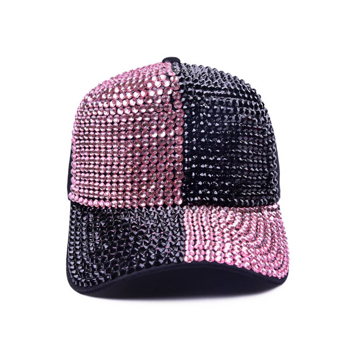 SUMMER BLING BASEBALL CAP STYLISH RHINESTONE HAT CWAH1236