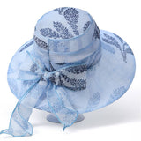 BOW MESH SUN PROTECTION UV BUCKET HAT_CWAH1460