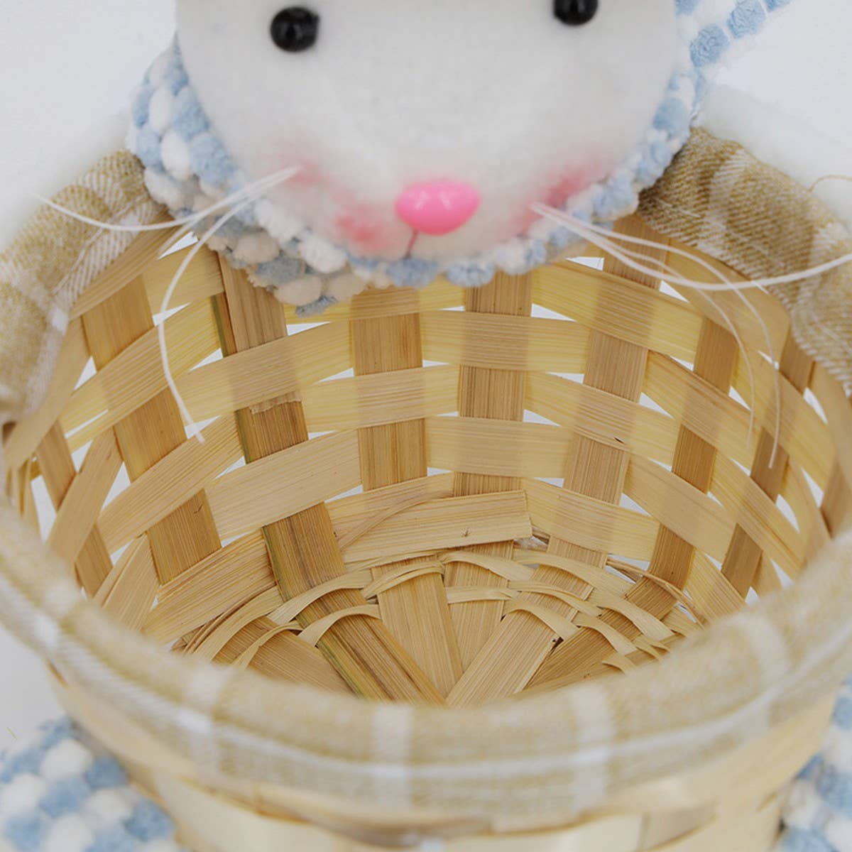 Easter Cute Bunny Decorative Doll Storage Basket_Cwmm3484
