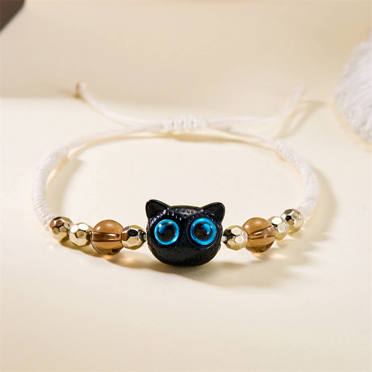 2024 NEW BRAIDED BLACK CAT BRACELET_CWAJE2428