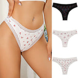 LIGHTWEIGHT BREATHABLE LACE THONG UNDERWEAR_CWMU0161