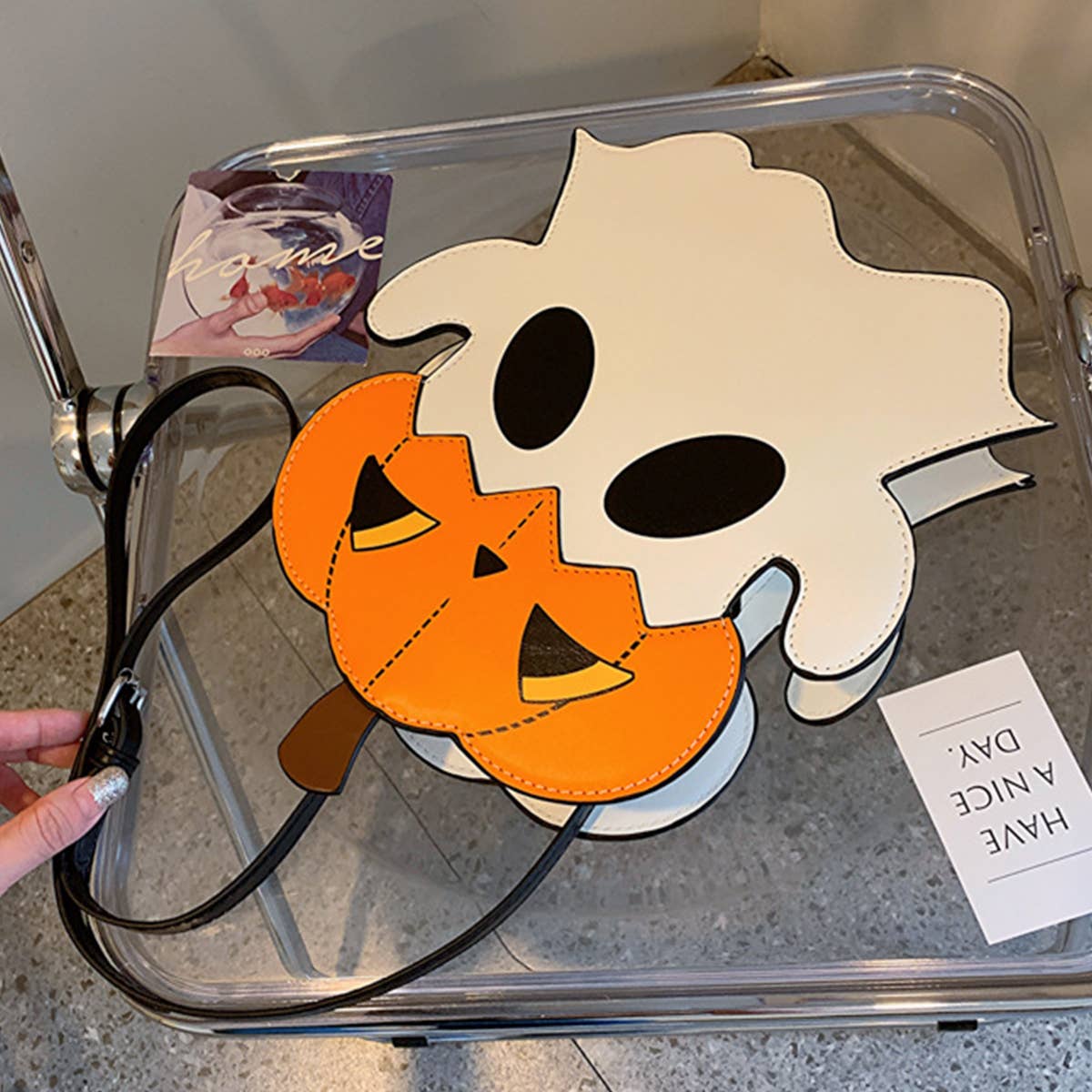 FASHION FUNNY PUMPKIN SHOULDER BAG_CWAB0979