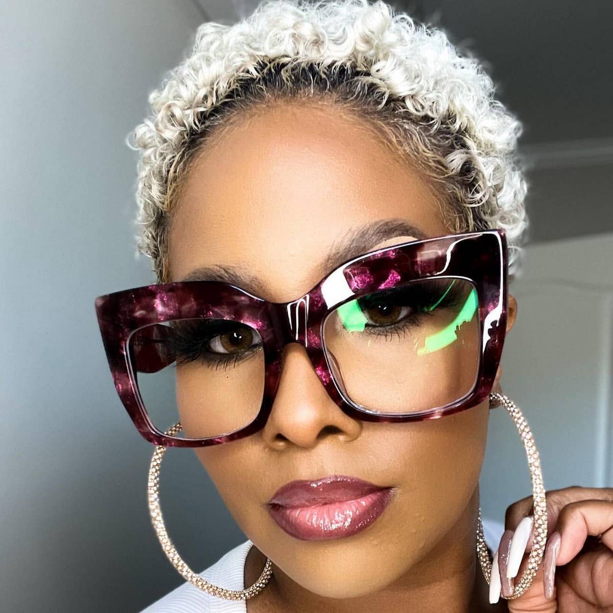 FASHIONABLE LARGE FRAME ANTI BLUE LIGHT GLASSES_CWASG0371