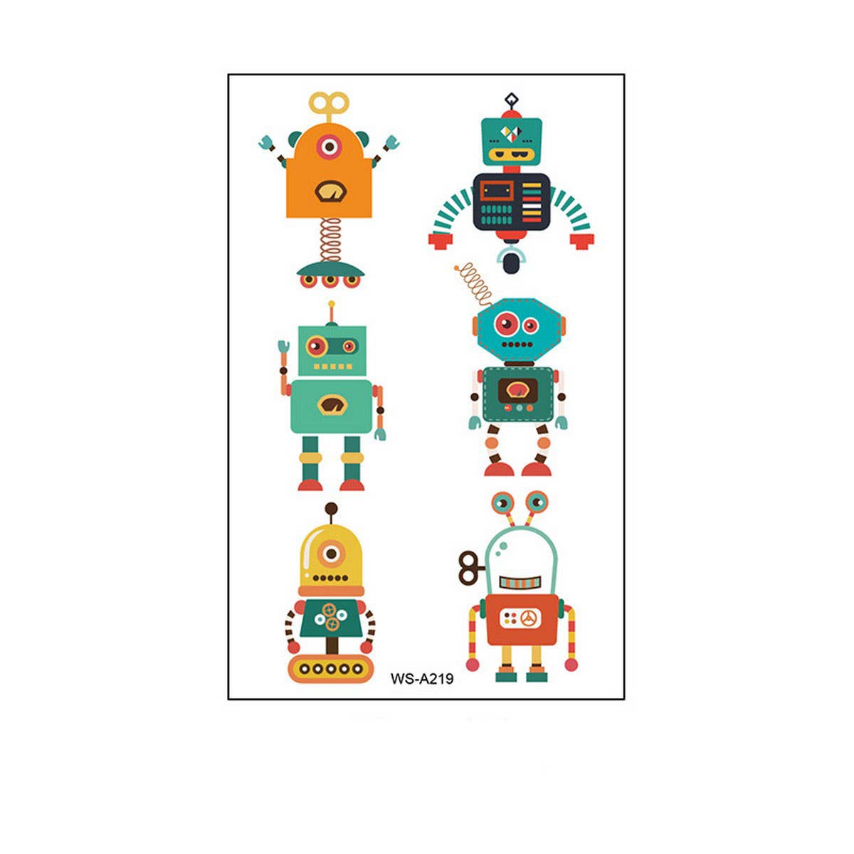 CUTE WATERPROOF TEMPORARY TATTOO STICKERS SET_CWMM8372