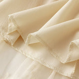 EMBROIDERED TULLE A LINE MAXI SKIRT PLUS SIZE_CWBMS0370