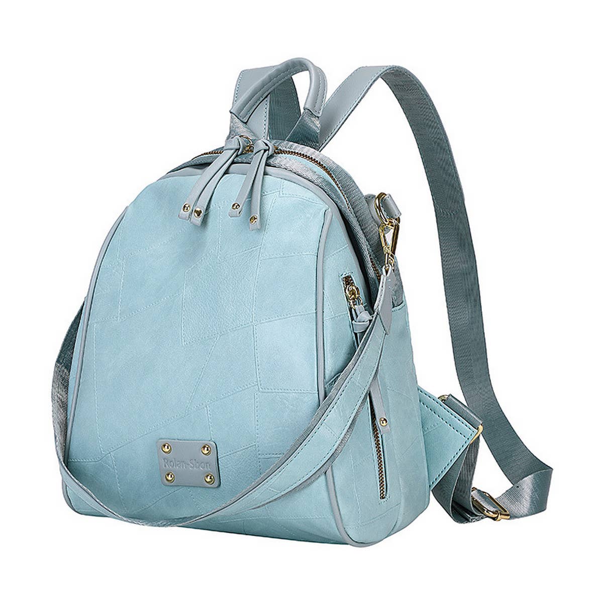 STITCHING EMBOSSED LARGE CAPACITY BACKPACK_CWAB2989