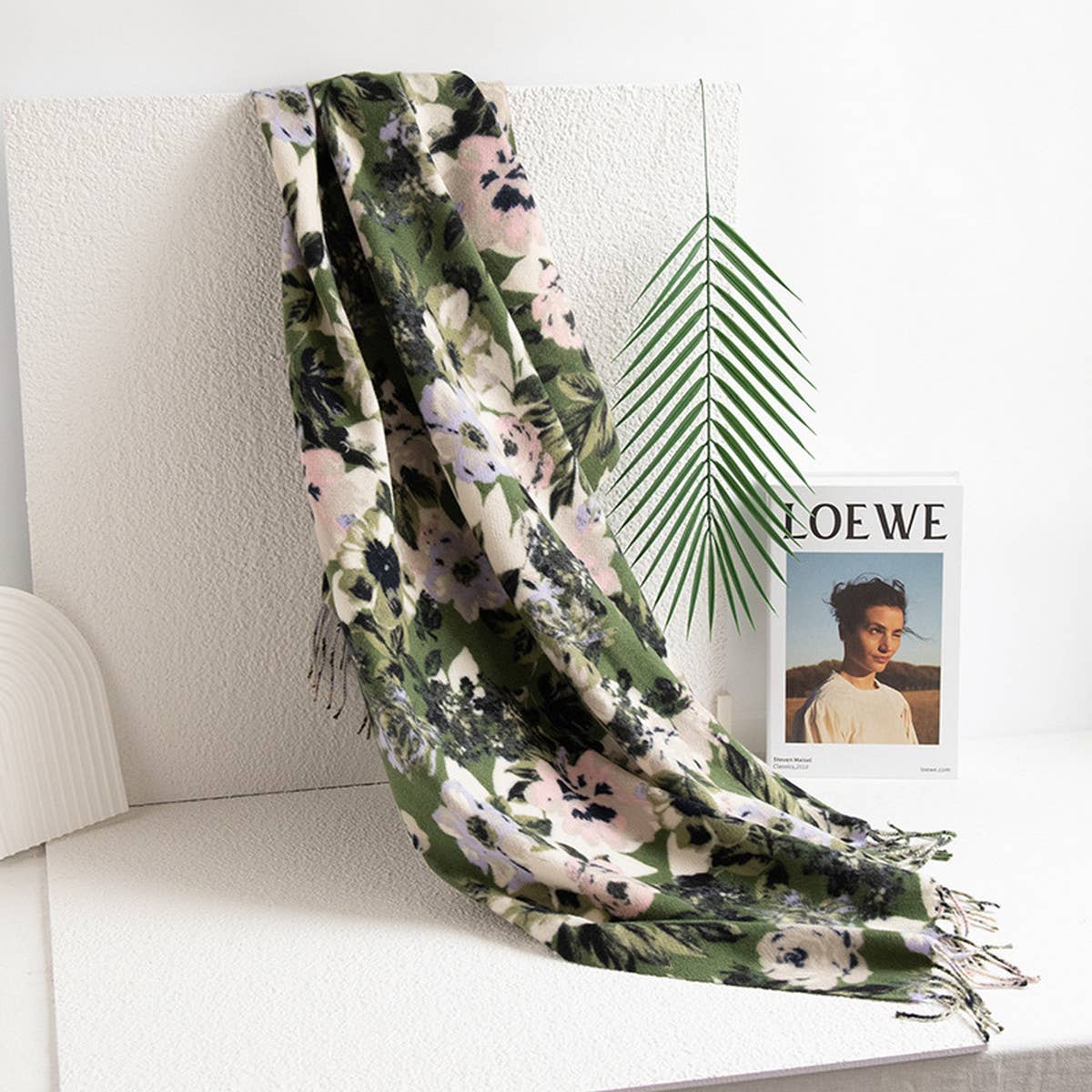 2024 NEW PLAID PRINTED TASSEL SCARF_CWASC0922