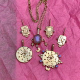 NEW STAINLESS STEEL ZIRCON SQUARE NECKLACE_CWMM3835