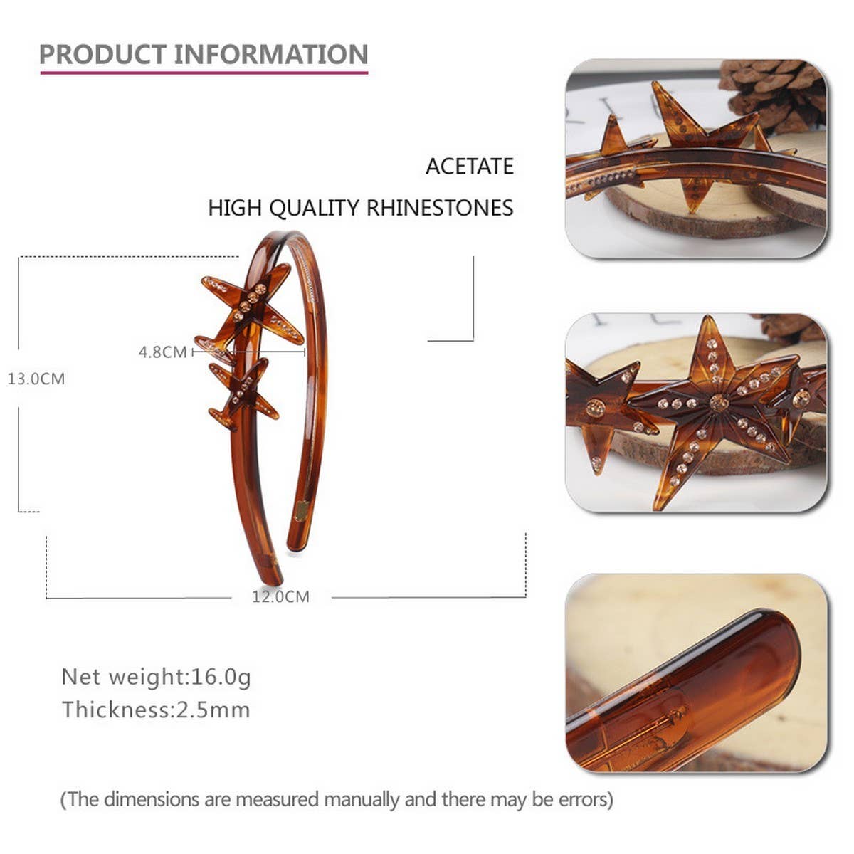 CUTE AIRPLANE DESIGN HEADBAND WITH DIAMONDS_CWAHA4373