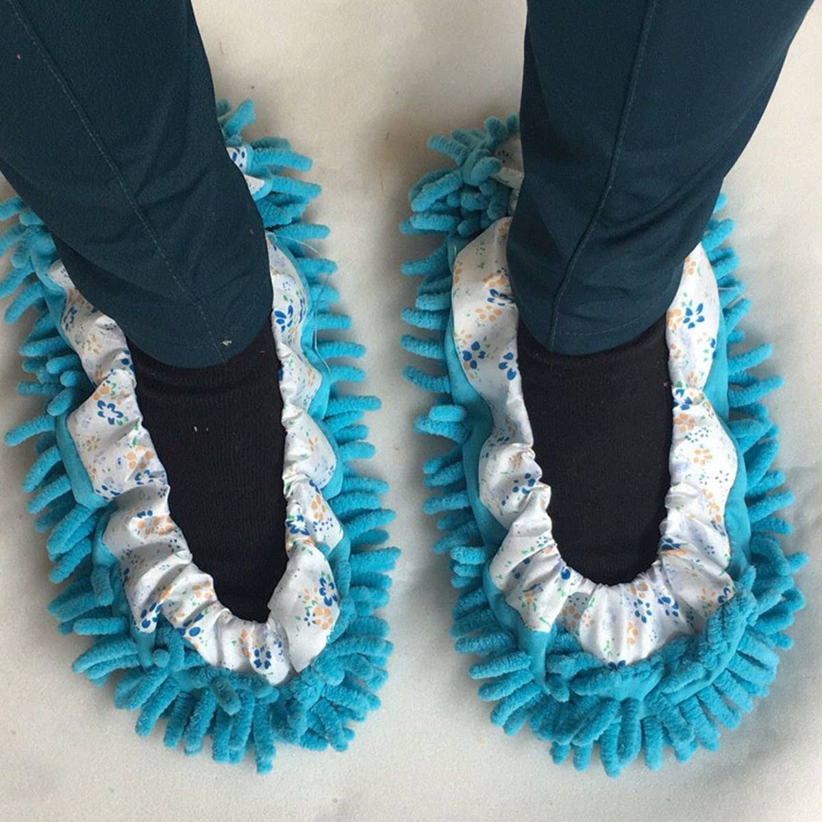 MICROFIBER MOP SLIPPERS SHOES COVER MOP SOCKS_CWMM0269