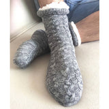 Winter Men Leg Covers Plush Indoor Slippers_Cwms0708